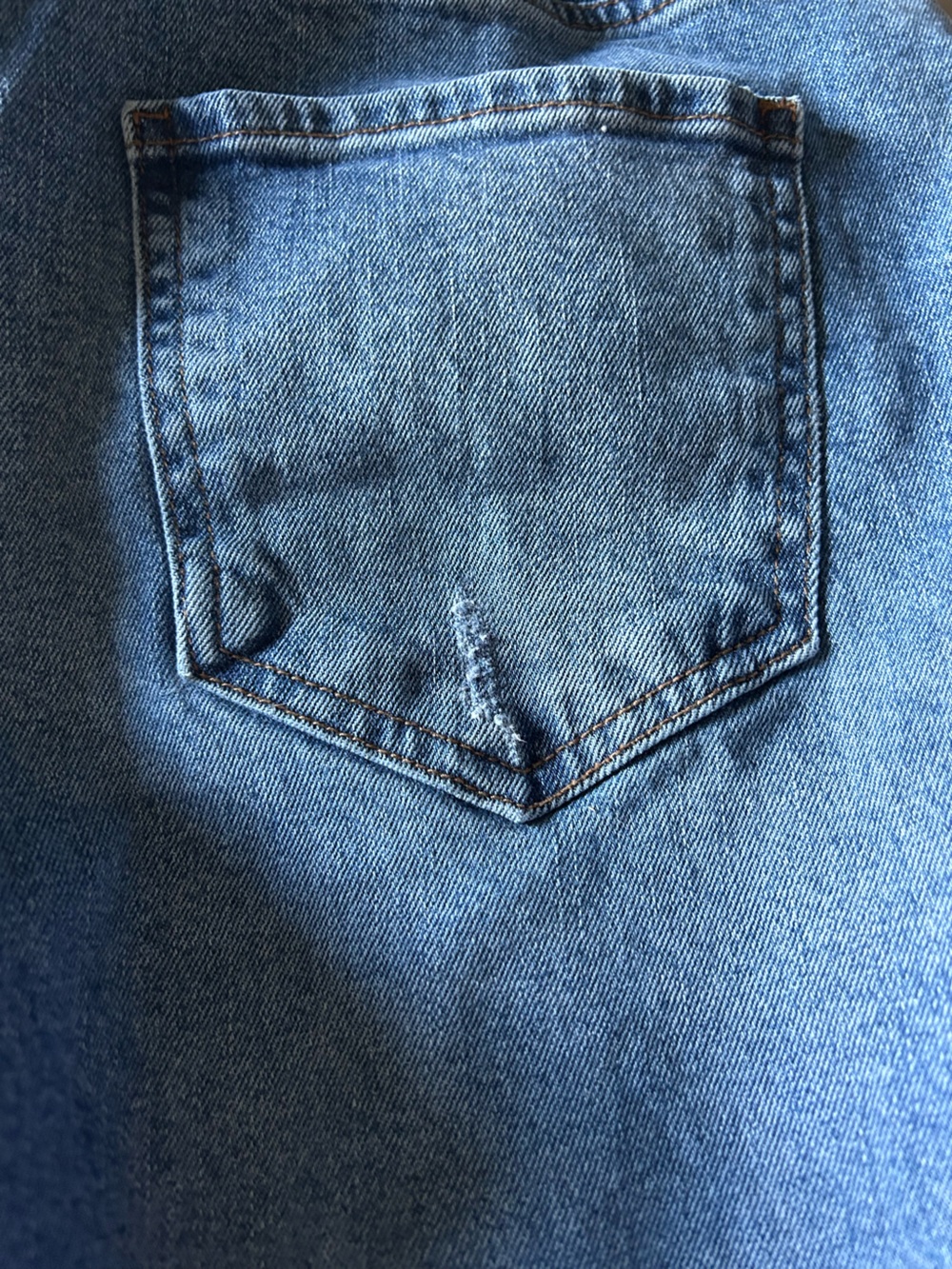 Kut from the Kloth Women's Relaxed Blue Denim Jeans - Picture 6 of 7